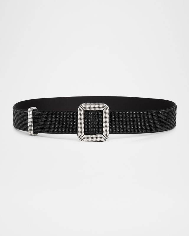 Venus Rhinestone Mesh Belt